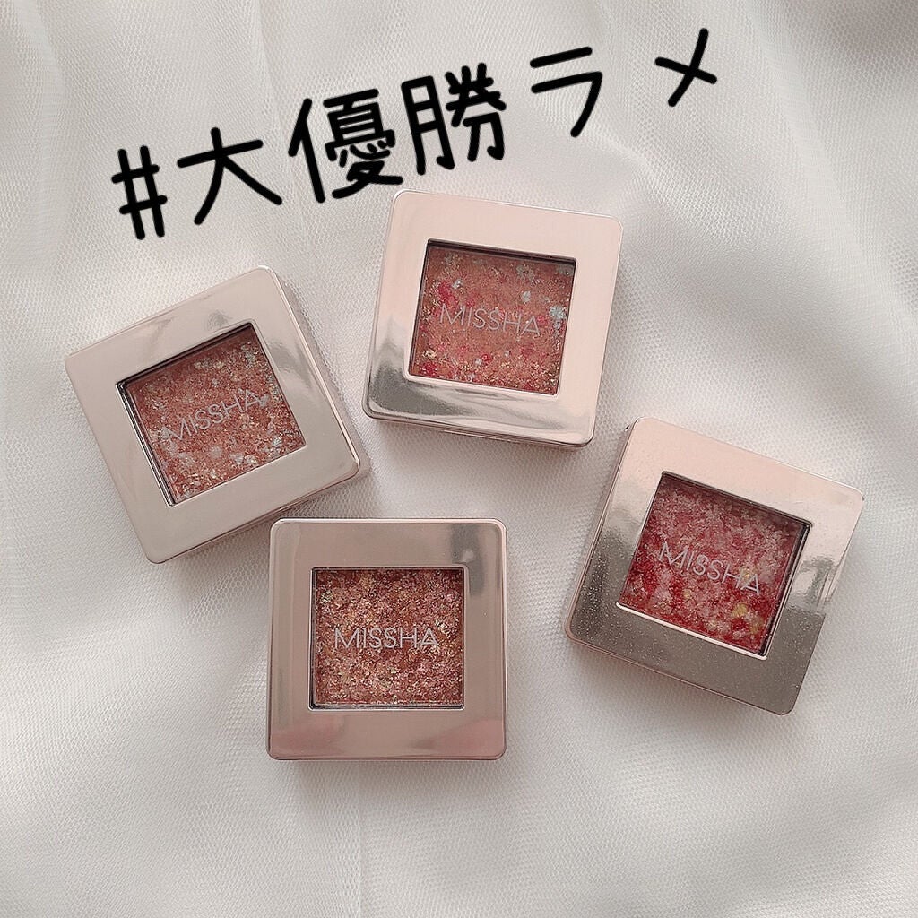 グリッタープリズム シャドウ/MISSHA/グリッターを使ったクチコミ(1枚目)