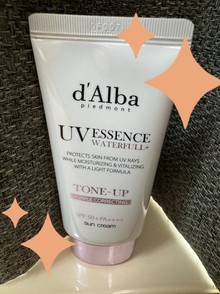 ダルバ ウォータフル トーンアップ サンクリーム(パープル)/ダルバ/日焼け止めクリームを使ったクチコミ(1枚目)