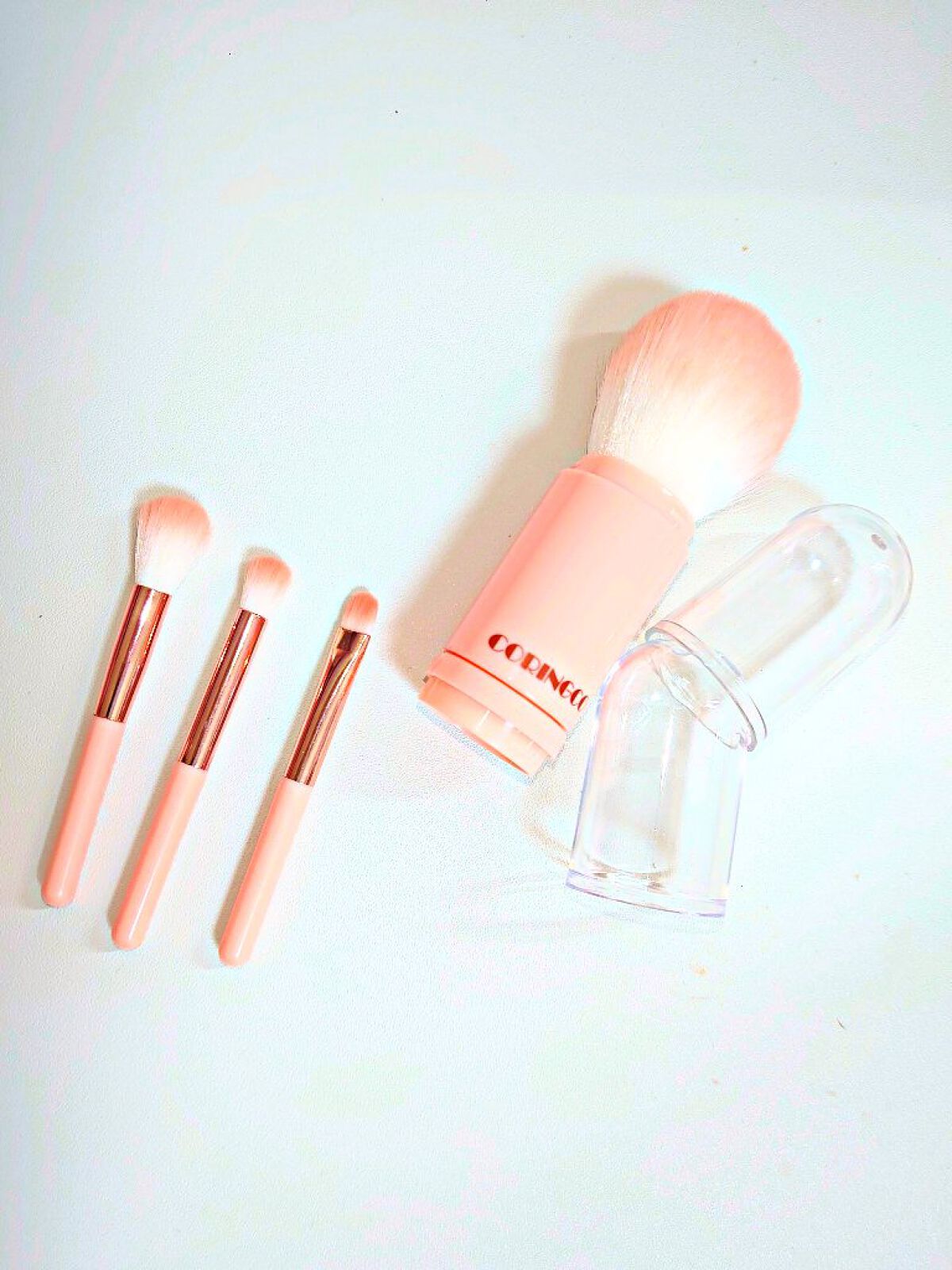 4in1 コットンキャンディーカプセルブラシ/CORINGCO/メイクブラシを使ったクチコミ（3枚目）