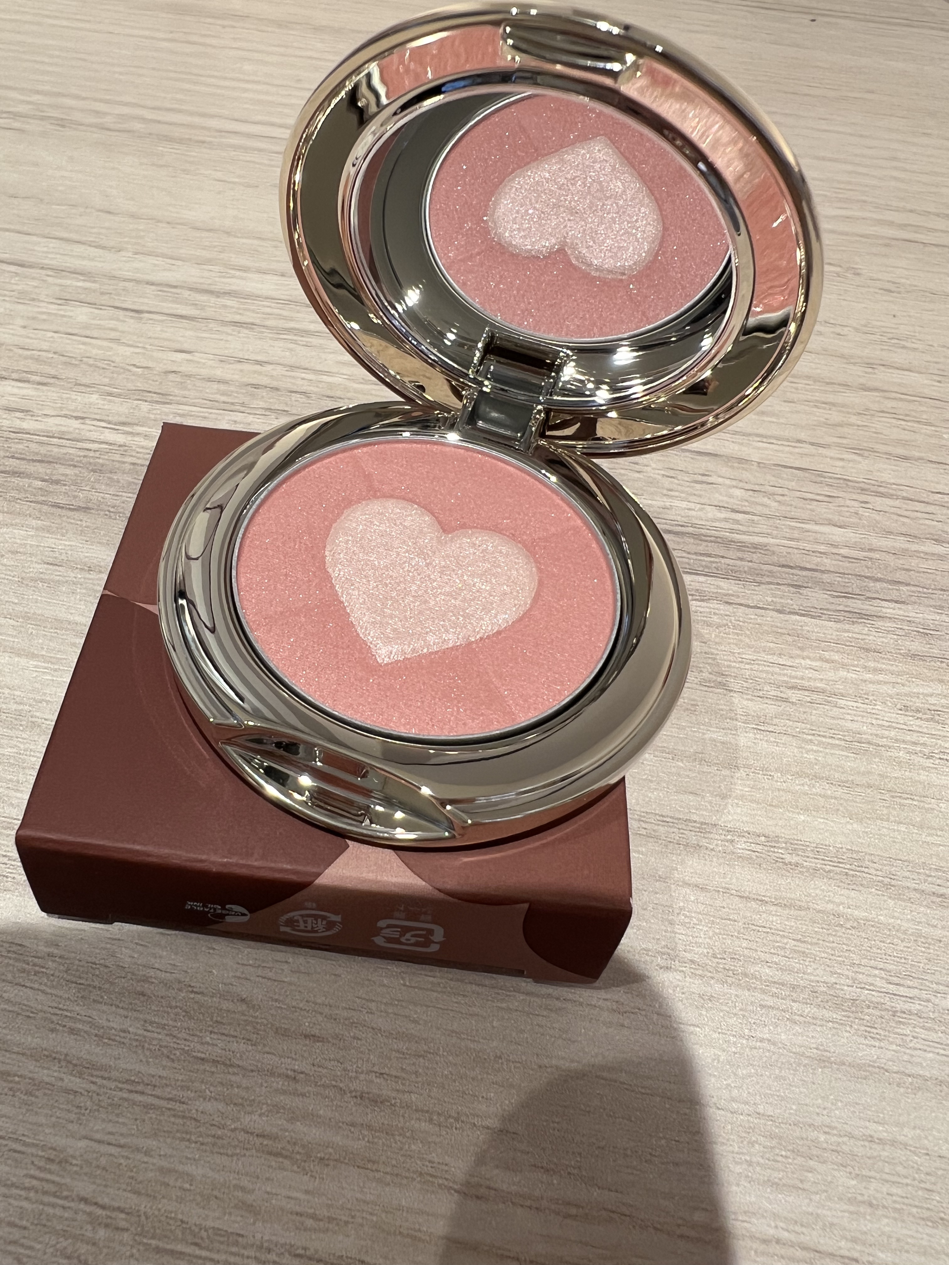 ブラッシング ハート EX05/SNIDEL BEAUTY/パウダーチークを使ったクチコミ（2枚目）