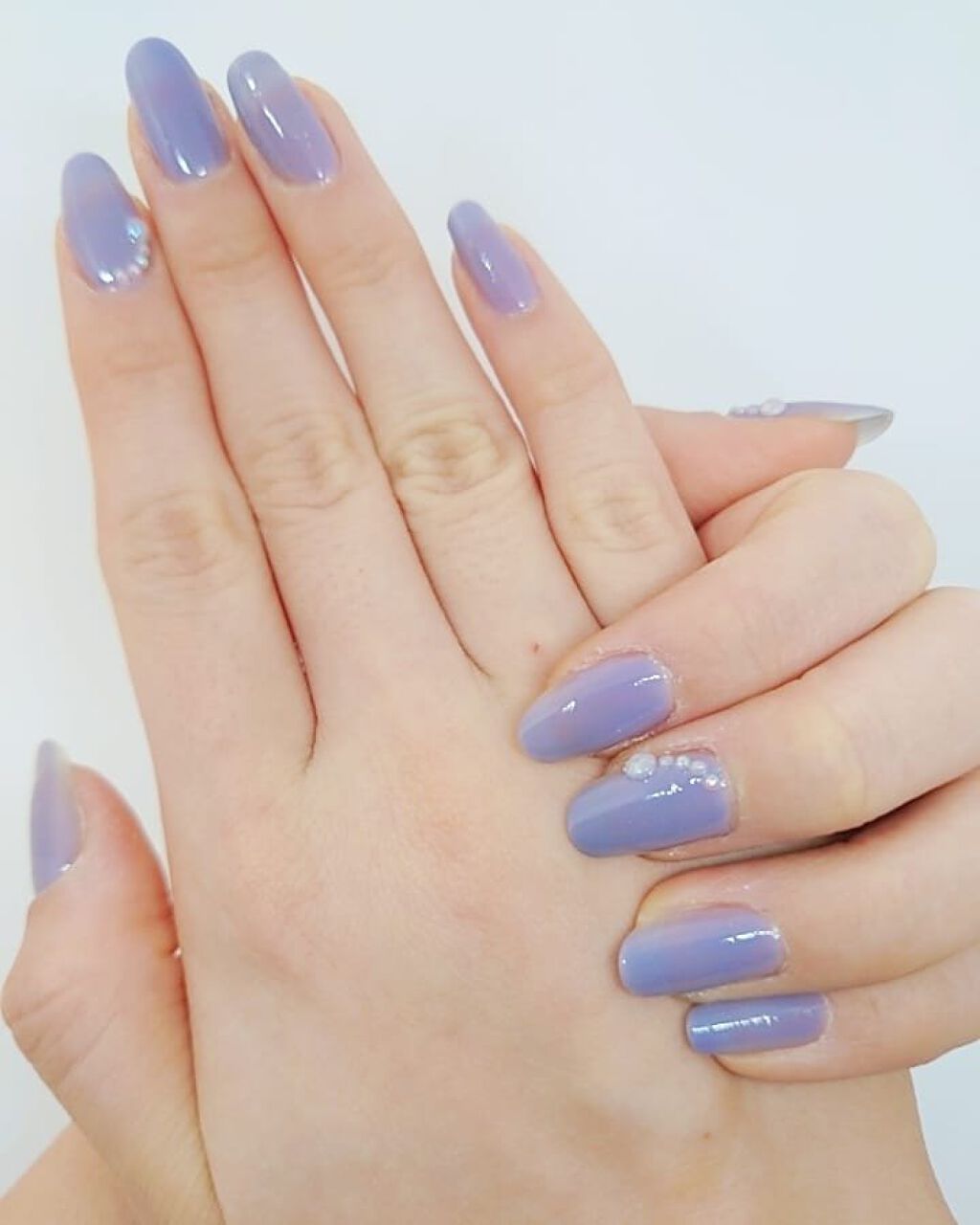 ネイルポリッシュ 07(CL) エアリーブルー/RMK/マニキュアを使ったクチコミ（3枚目）