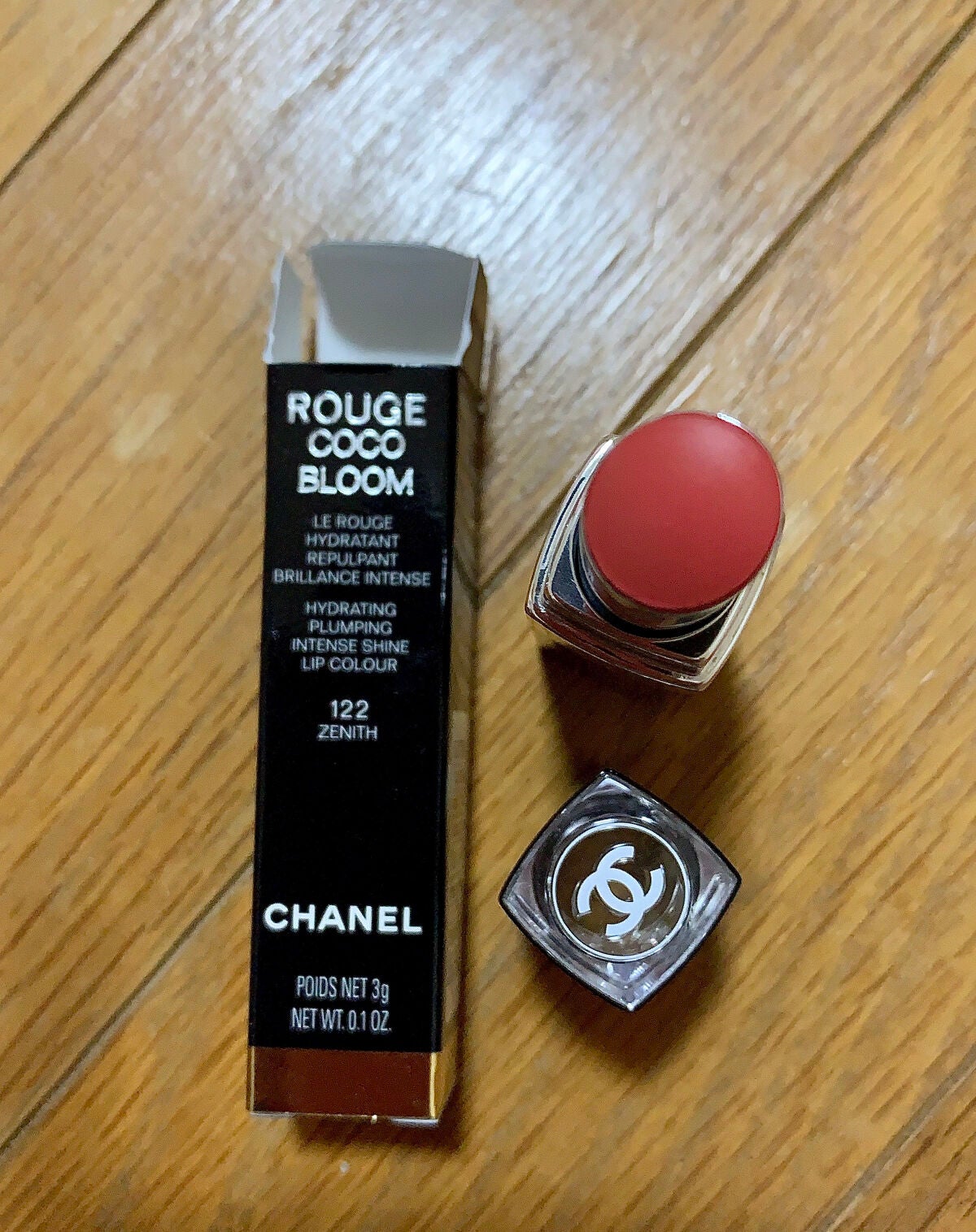 Chanel Rouge Coco Bloom Hydrating Plumping Intense Shine Lip Colour - 122  Zenith 3g/0.1oz