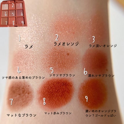 BLINK BLINK eye palette/MERREZ'CA/アイシャドウパレットを使ったクチコミ(3枚目)