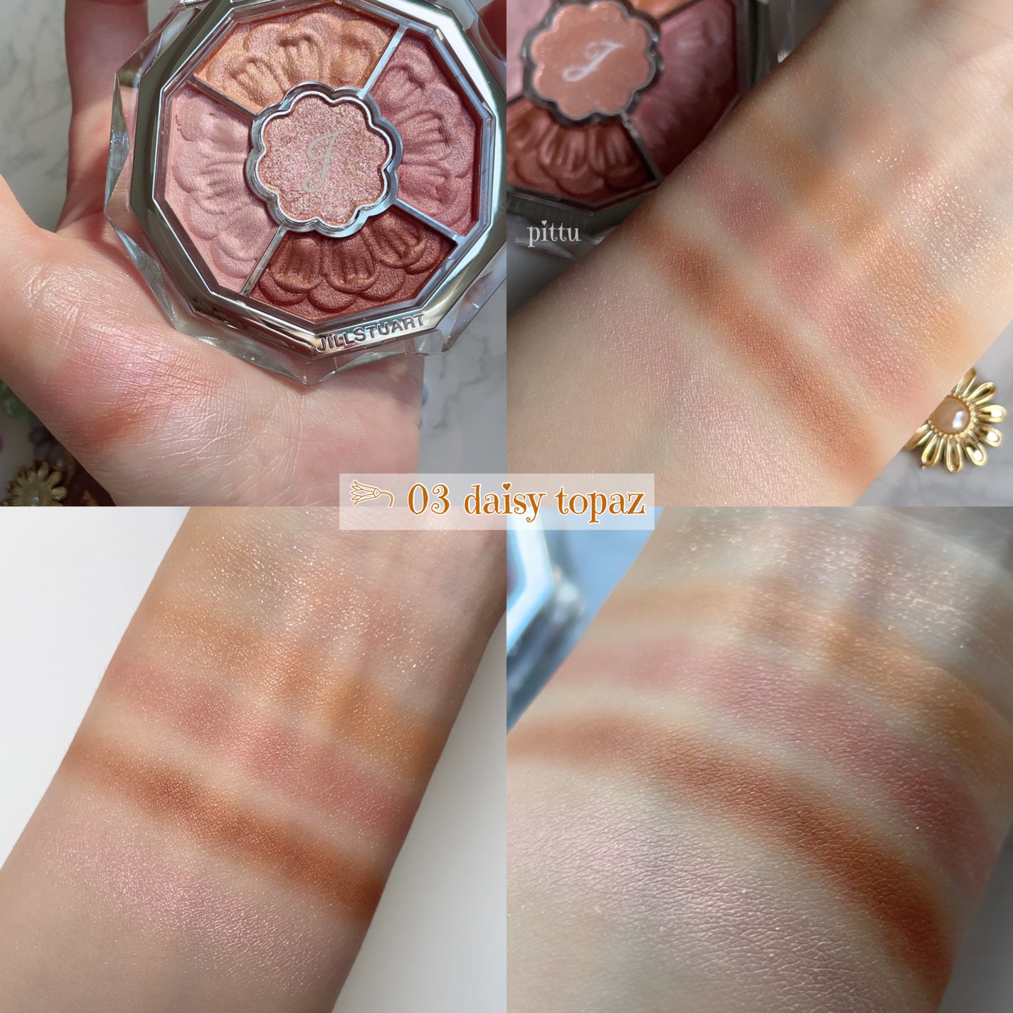 ジルスチュアート ブルームクチュール アイズ ジュエルドブーケ/JILL STUART/アイシャドウパレットを使ったクチコミ(4枚目)