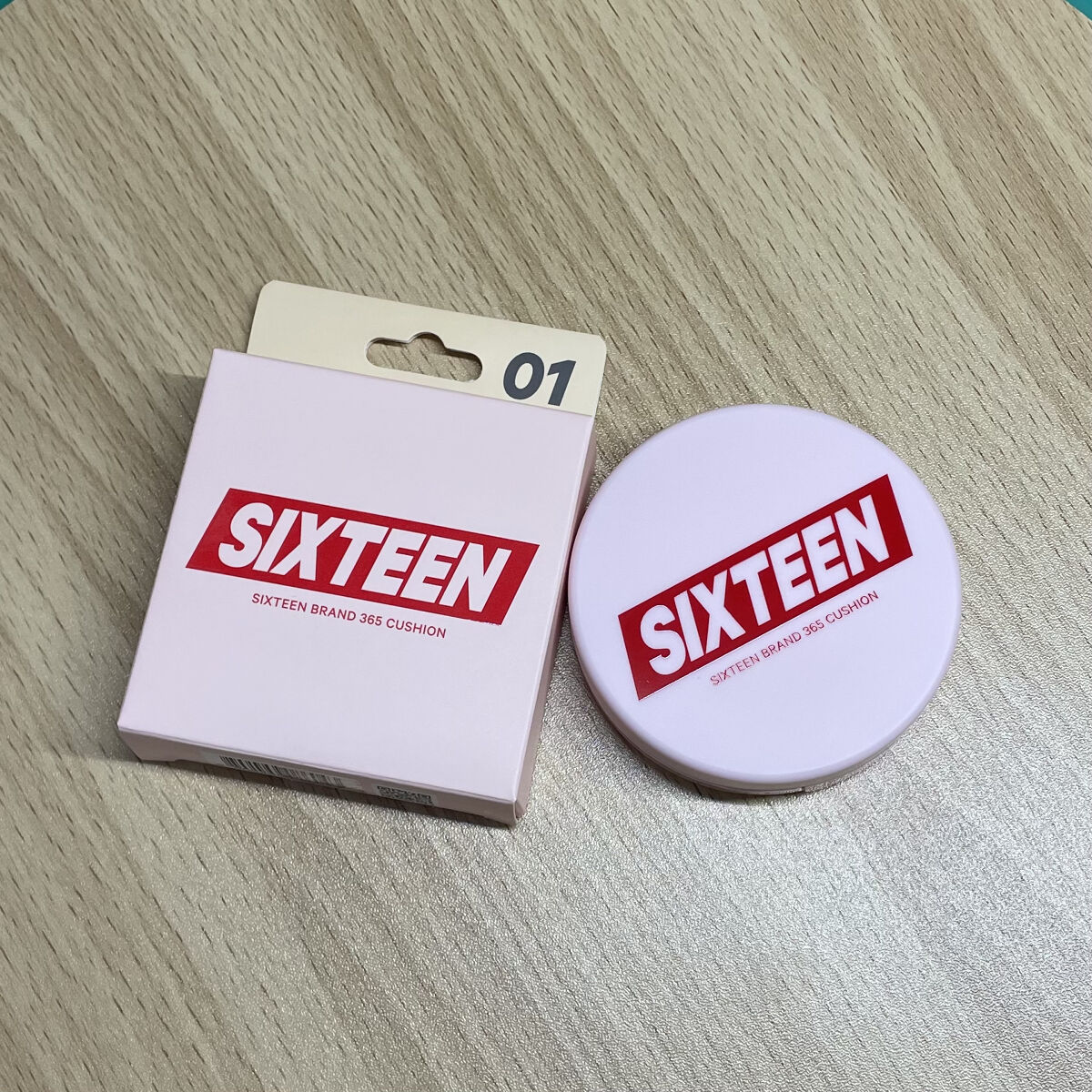 16 365CUSHION/16BRAND/クッションファンデーションを使ったクチコミ（1枚目）