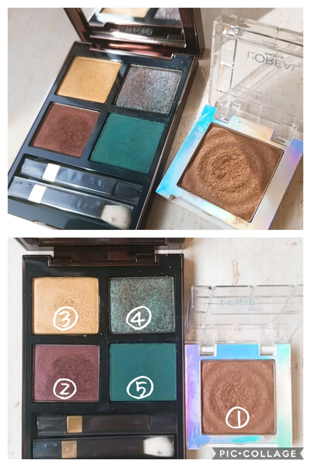 アイ カラー クォード/TOM FORD BEAUTY/アイシャドウパレットを使ったクチコミ（2枚目）