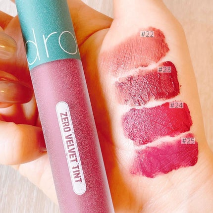 ゼロベルベットティント/rom&nd/リップティントを使ったクチコミ(4枚目)