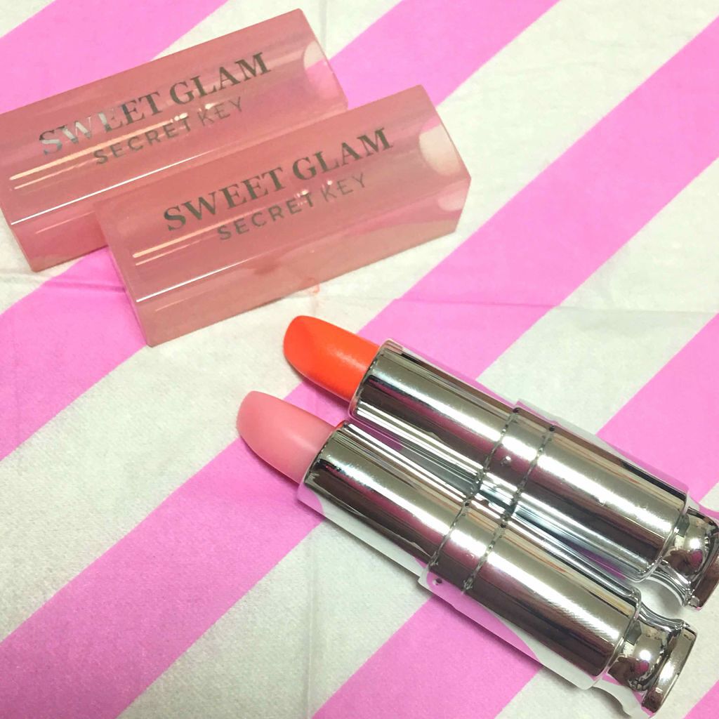 SWEET GLAM TINT GLOW/SECRET KEY/口紅を使ったクチコミ（1枚目）