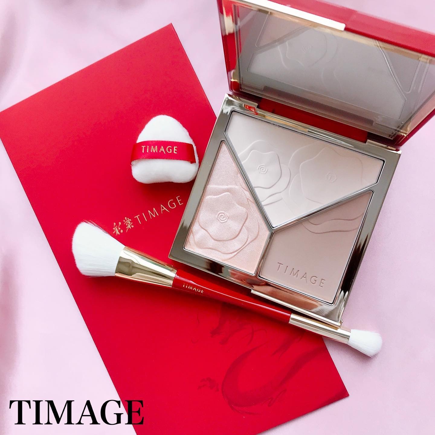 ハイライトシェーディングパレット/TIMAGE/パウダーハイライトを使ったクチコミ（1枚目）
