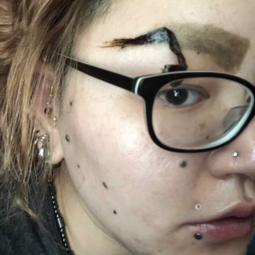 ラスティングアイブロウティントペン/K-パレット/眉ティントを使ったクチコミ(1枚目)