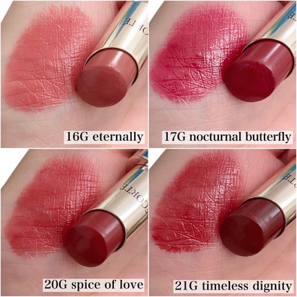 ルージュデコルテ クリームグロウ/DECORTÉ/口紅を使ったクチコミ(8枚目)