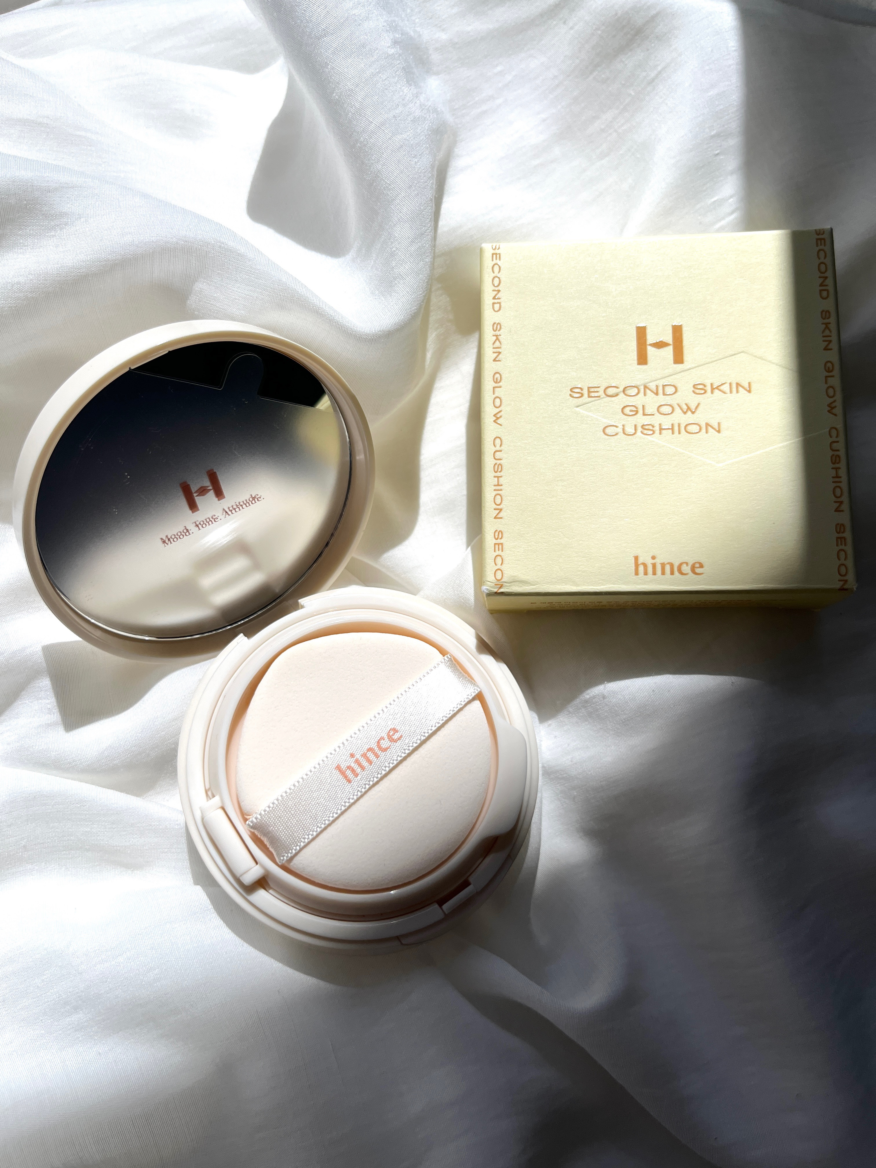 セカンドスキングロウクッション 17 ポーセリン/hince/クッションファンデーションを使ったクチコミ（2枚目）