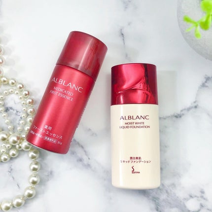 潤白美肌リキッドファンデーション/ALBLANC/リキッドファンデーションを使ったクチコミ(6枚目)