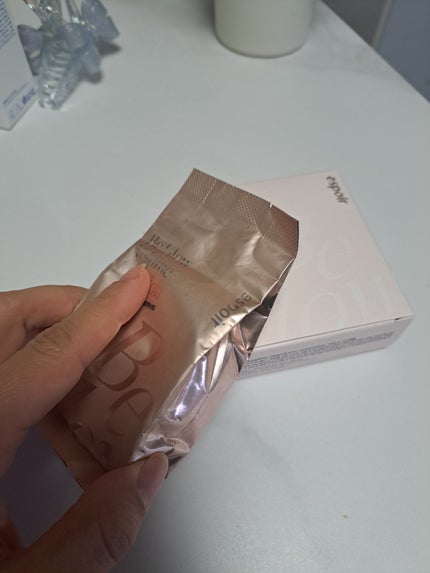 エスポア ビーグロー ボリュームクッション/espoir/クッションファンデーションを使ったクチコミ(4枚目)