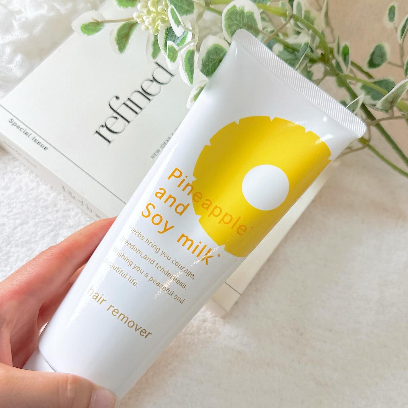 パイナップル豆乳除毛クリーム/鈴木ハーブ研究所/除毛クリームを使ったクチコミ(2枚目)