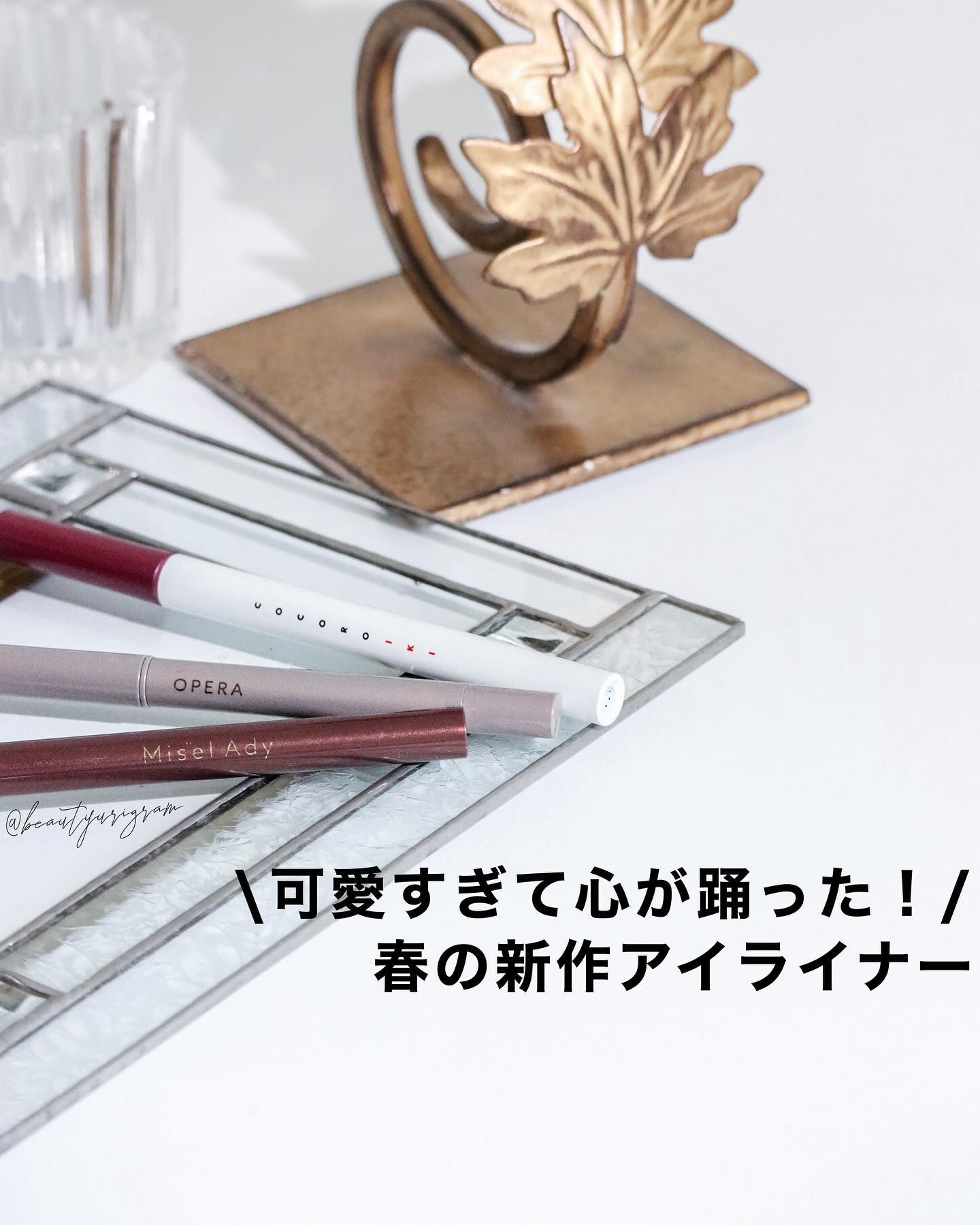 リキッドアイライナー 101 ちょい透けピンクグレージュ/ミゼルエディ/リキッドアイライナーを使ったクチコミ（1枚目）