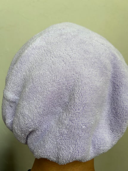 ふわふわマイクロファイバーヘアーキャップ/オカザキ/その他を使ったクチコミ(2枚目)