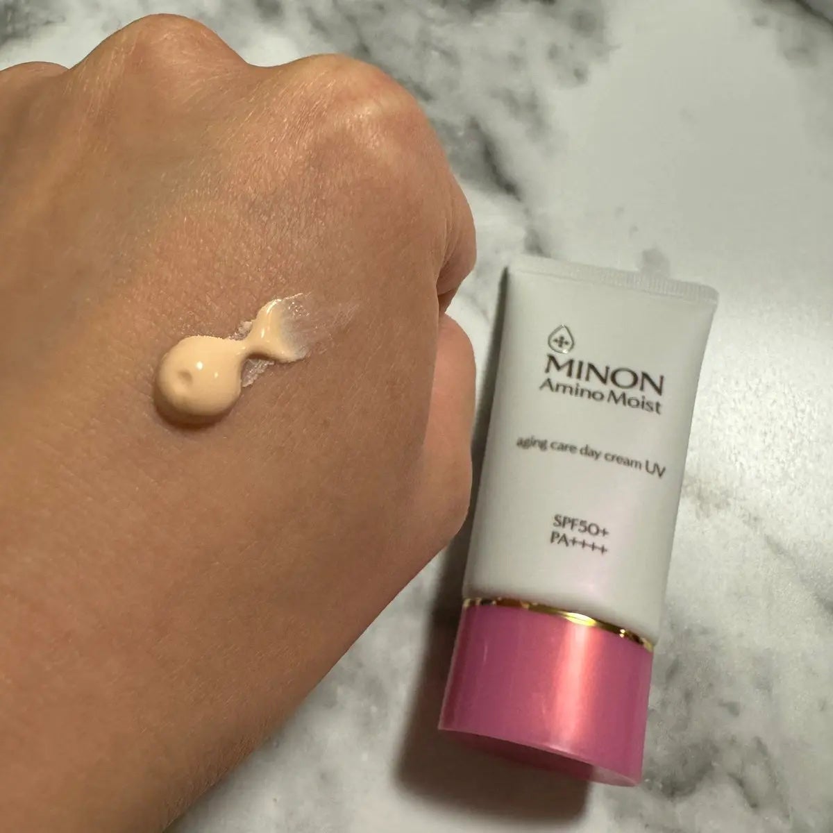 ミノン アミノモイスト エイジングケア デイクリームUV/ミノン/日焼け止めクリームを使ったクチコミ(2枚目)