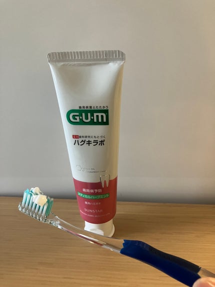 ガム・ハグキラボ デンタルペースト/GUM/歯磨き粉を使ったクチコミ(4枚目)