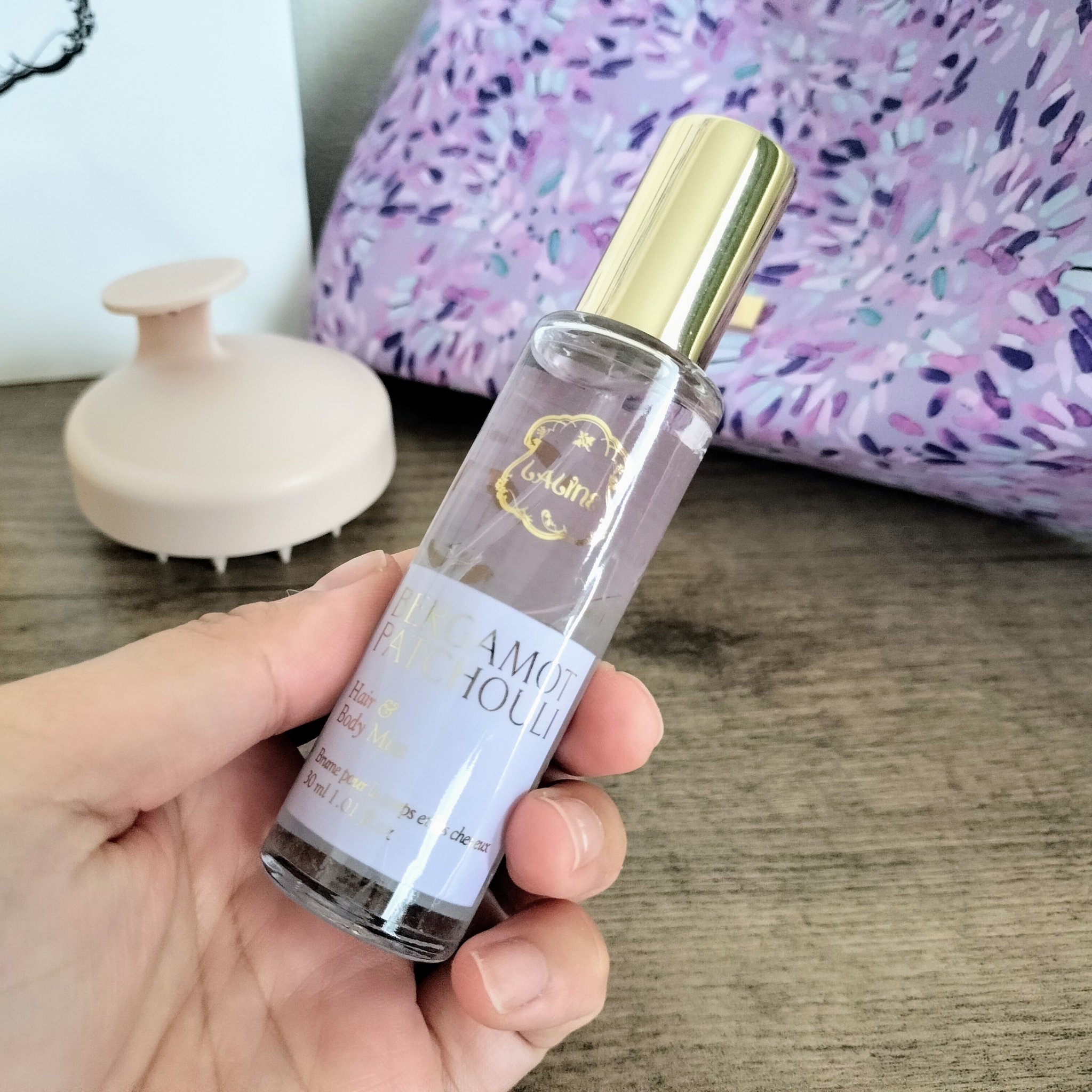 ベルガモットパチュリ ヘア＆ボディミスト/Laline/ヘアミストを使ったクチコミ（1枚目）