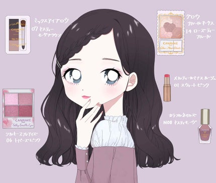 シルキースフレアイズ/キャンメイク/アイシャドウパレットを使ったクチコミ(2枚目)