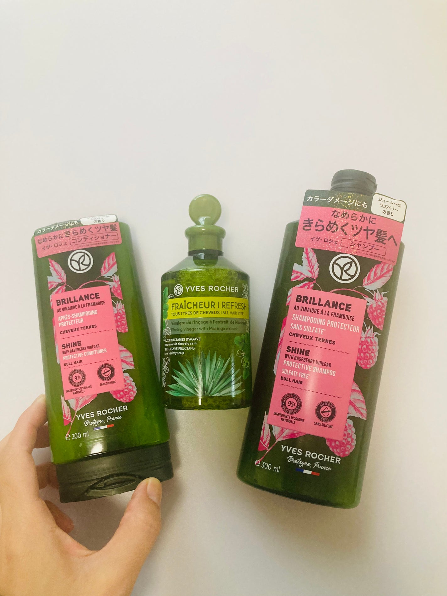 リンシングビネガー ピュアリフレッシュ うるツヤモリンガ /イヴ・ロシェ/洗い流すヘアトリートメントを使ったクチコミ(1枚目)