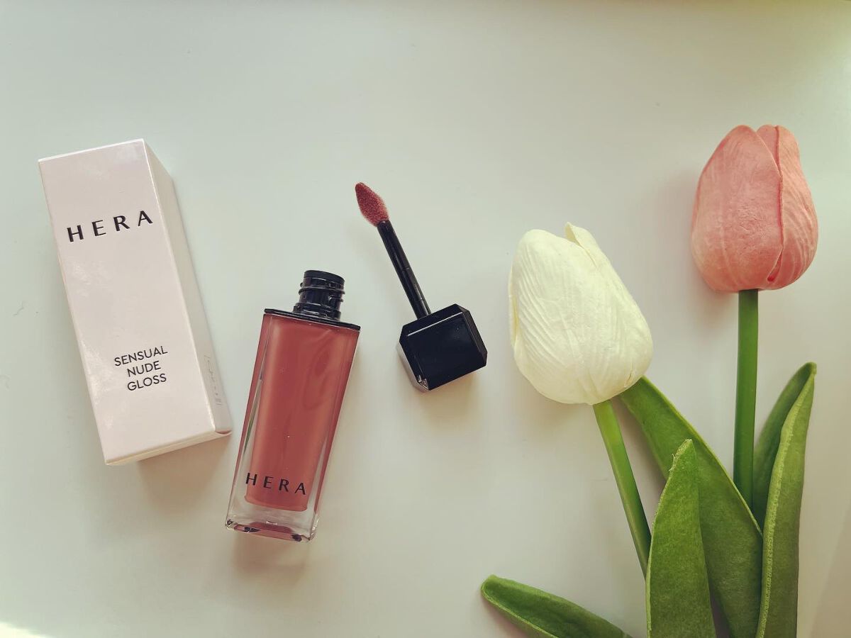センシュアルヌードグロス/HERA/リップグロスを使ったクチコミ（2枚目）