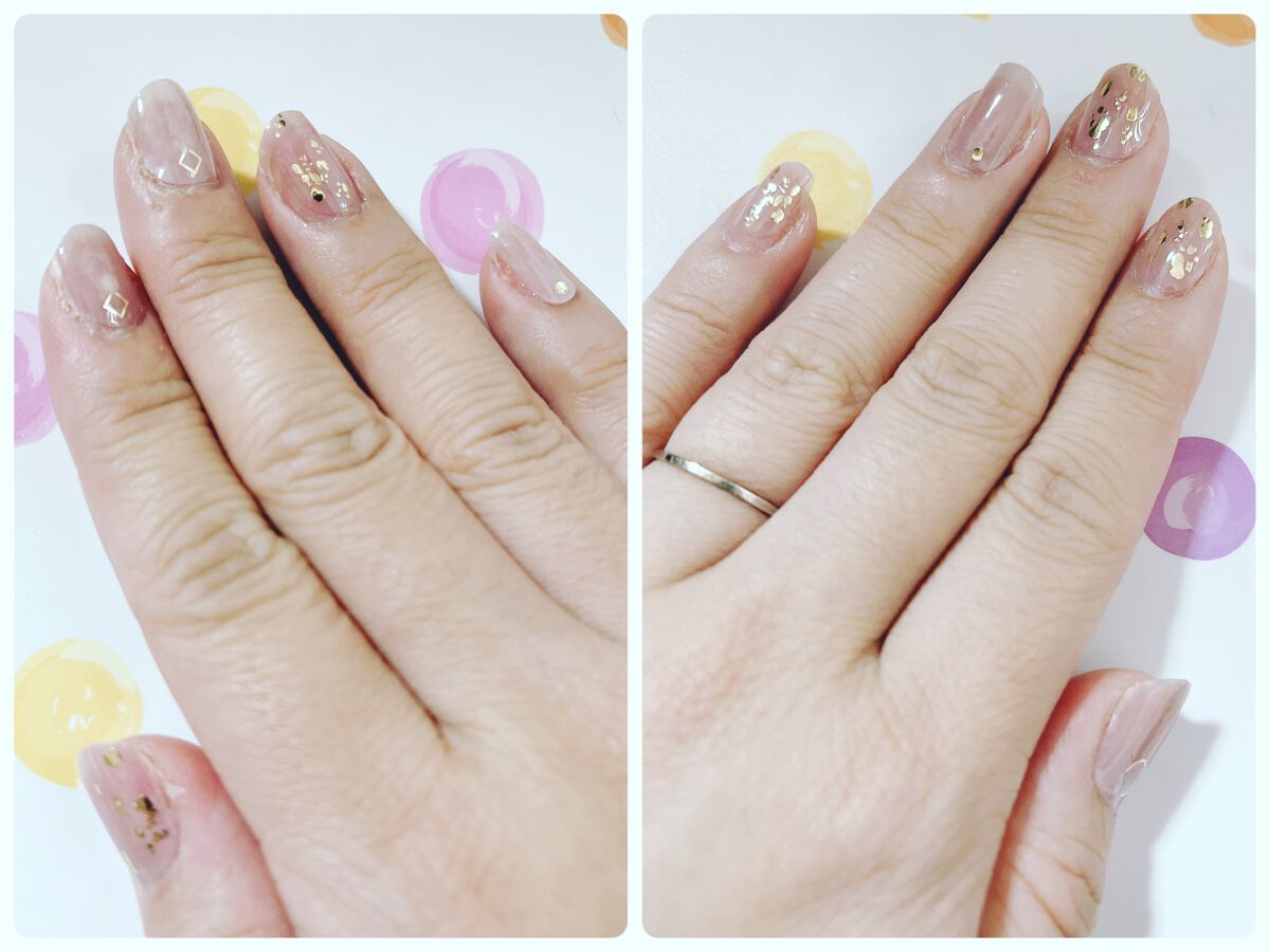 ジェルネイルシール(ハンド)/DAISO/ネイルシールを使ったクチコミ(1枚目)