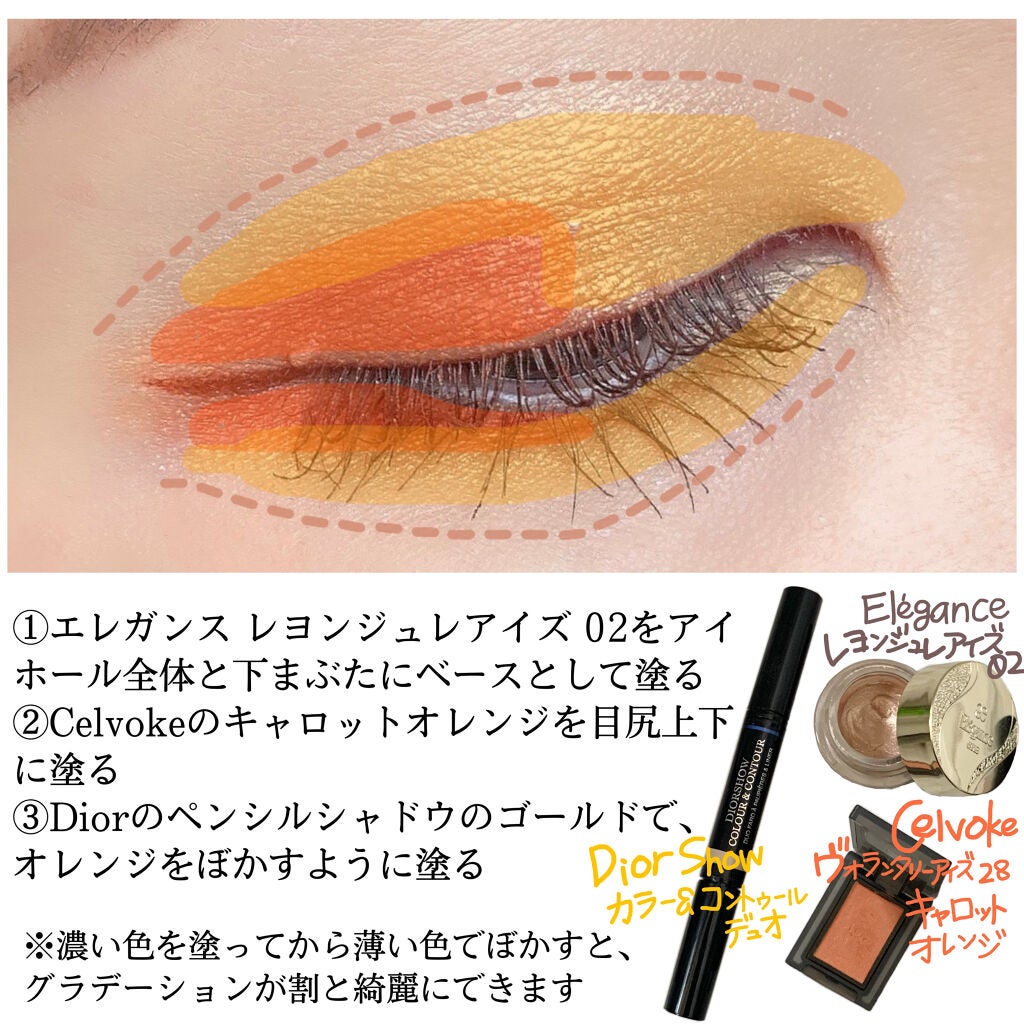 セルヴォーク ヴォランタリー アイズ/Celvoke/単色アイシャドウを使ったクチコミ(3枚目)