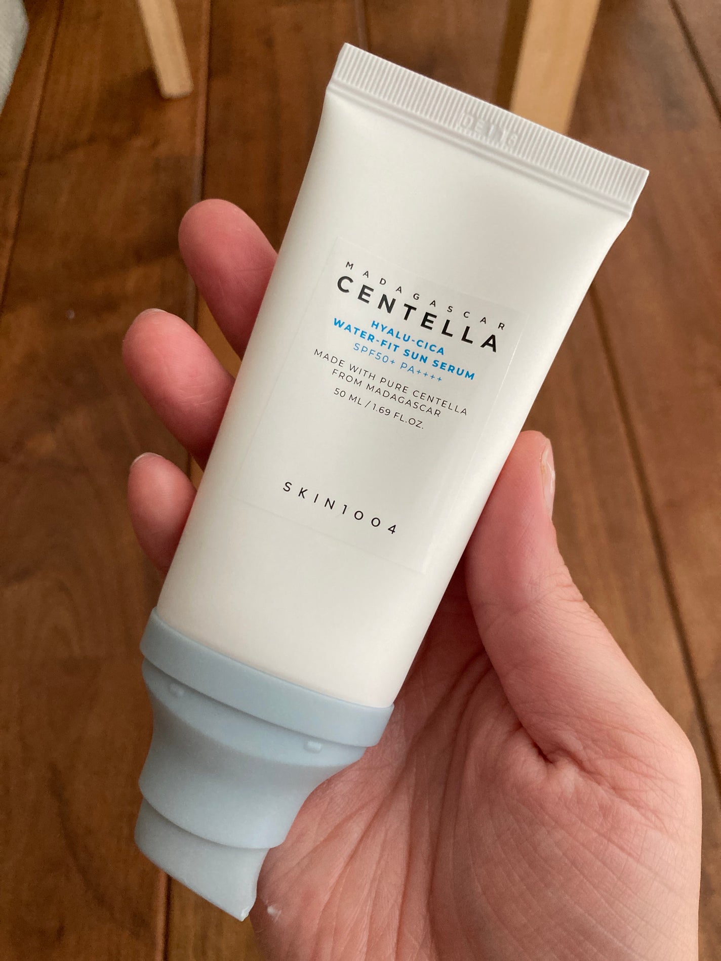 ヒアルーシカ ウォーターフィット サンセラム/SKIN1004/日焼け止めローションを使ったクチコミ(2枚目)