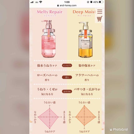 ディープモイスト シャンプー1.0/ヘアトリートメント2.0/&honey/市販シャンプーを使ったクチコミ(2枚目)