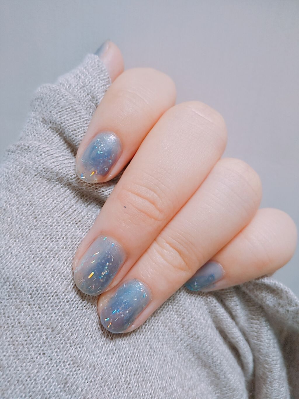 Ac ネイルエナメル M Ac Makeupを使った口コミ 梅雨ネイル薄い青系のベースに 透け感のある By 蒼紫 普通肌 10代後半 Lips