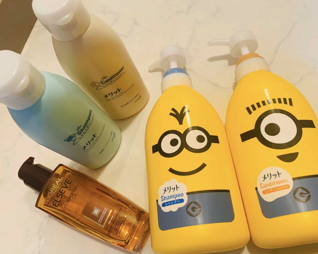 メリットシャンプー/メリット/シャンプー・コンディショナーを使ったクチコミ（1枚目）