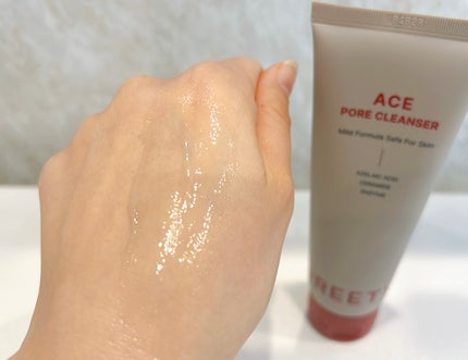 ACE pore cleanser /GREETY/洗顔フォームを使ったクチコミ(5枚目)