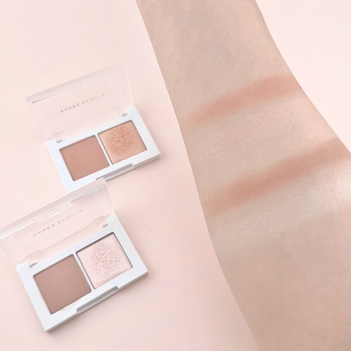 マイカラー デュオシャドウ スフレ ジンジャーアプリコット/FAVES BEAUTY/アイシャドウパレットを使ったクチコミ（1枚目）