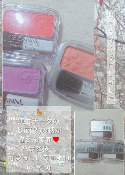 ナチュラル チークN/CEZANNE/パウダーチークを使ったクチコミ(2枚目)