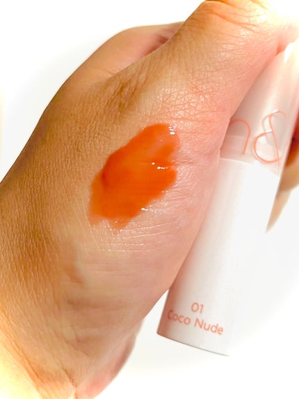 グラスティングメルティングバーム/rom&nd/リップバームを使ったクチコミ(5枚目)