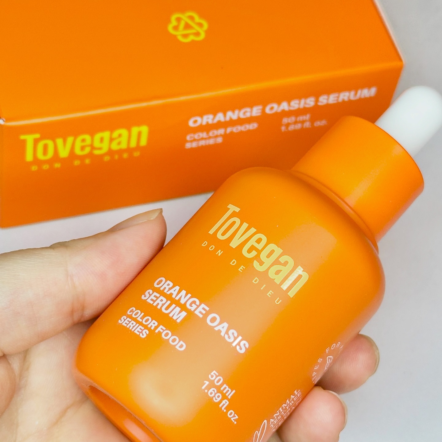 カラーフードシリーズオレンジオアシスセラム/Tovegan/美容液を使ったクチコミ（2枚目）