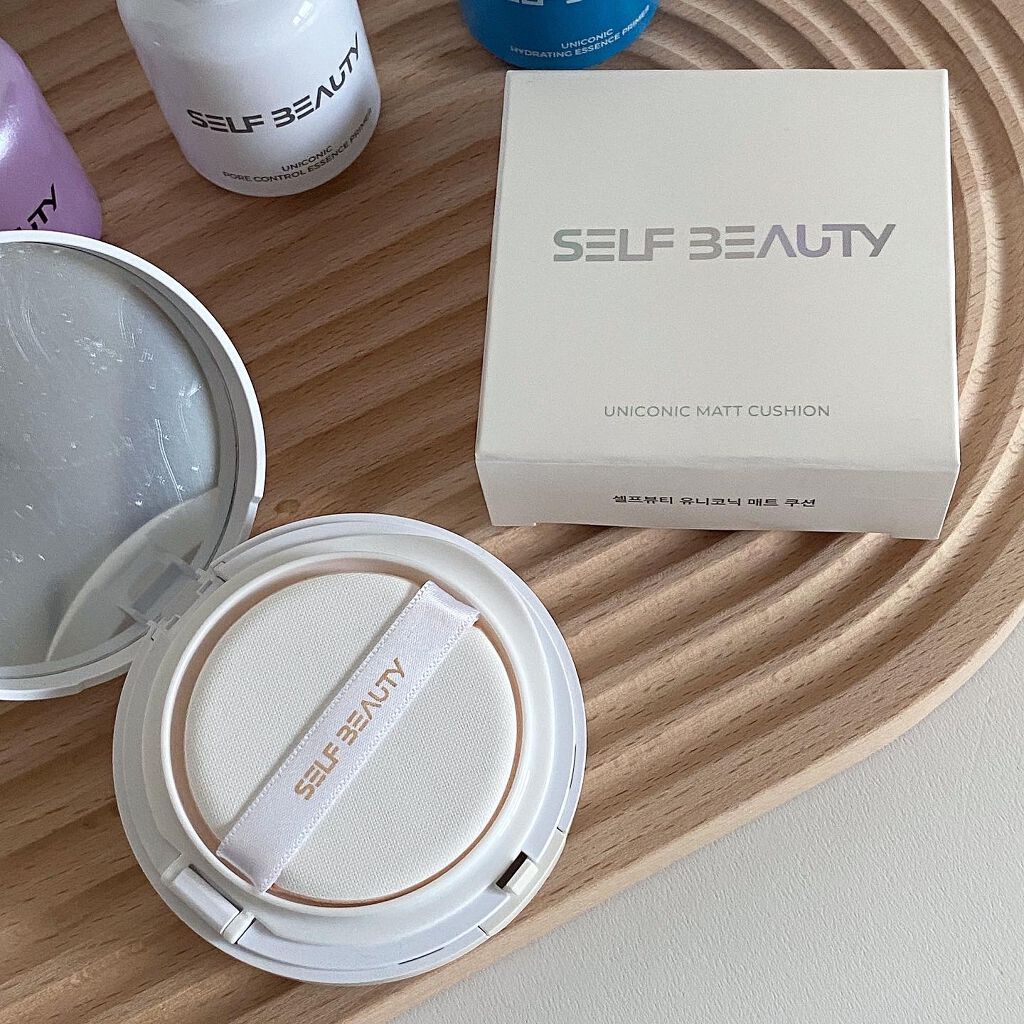 ユニコーン オーロラ マットクッション/SELF BEAUTY/クッションファンデーションを使ったクチコミ（1枚目）