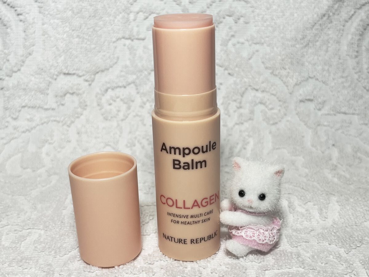 スティック美容液(コラーゲン)/ネイチャーリパブリック/フェイスバームを使ったクチコミ（2枚目）