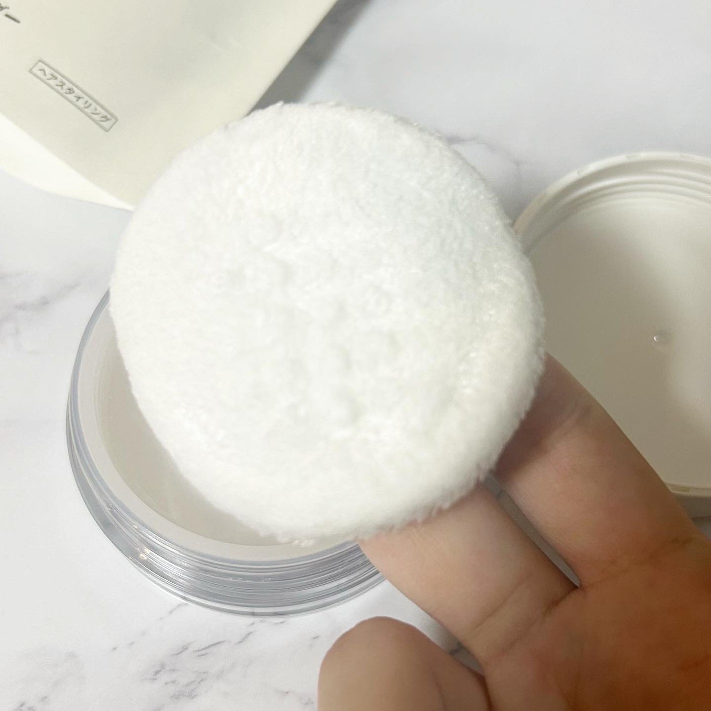 前髪リセットパウダー/リーゼ/その他スタイリングを使ったクチコミ(2枚目)