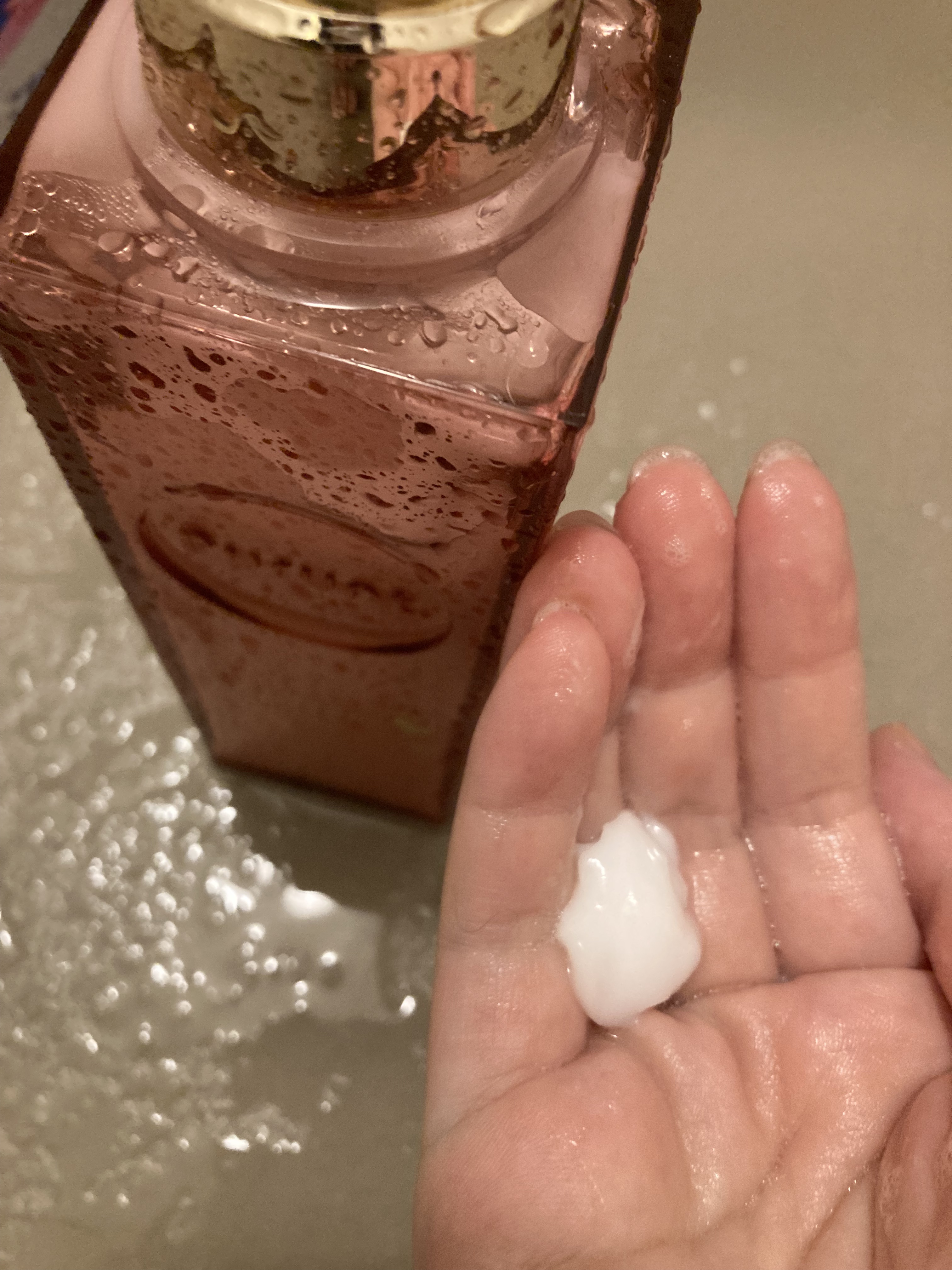 プルント　リライトペアセット　レッドワイン/Purunt./市販シャンプーを使ったクチコミ（3枚目）