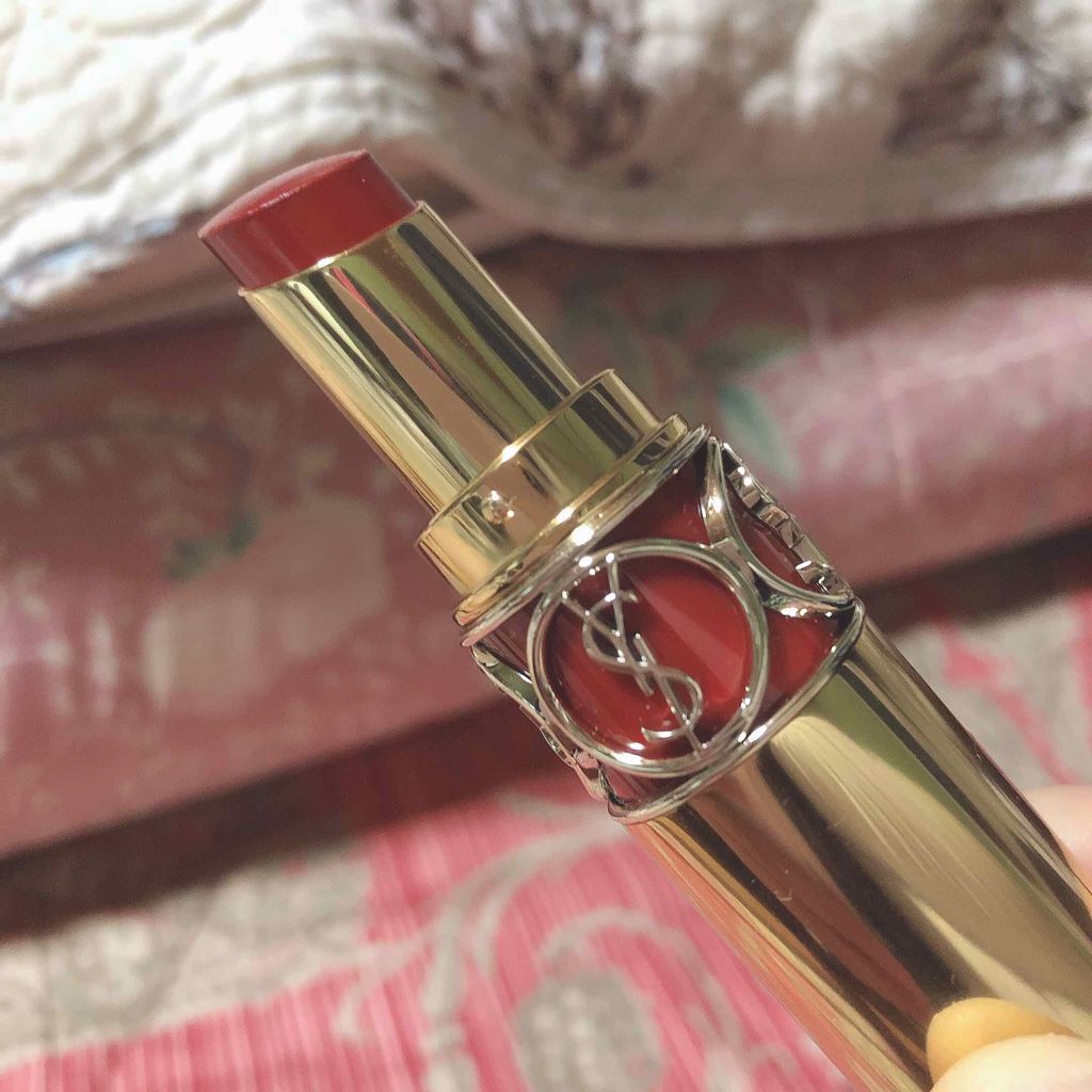 ルージュ ヴォリュプテ シャイン/YVES SAINT LAURENT BEAUTE/口紅を使ったクチコミ（1枚目）