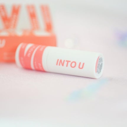 スーパーマットリップ&チークマッド EM15 初恋ピーチ/INTO U/口紅の画像