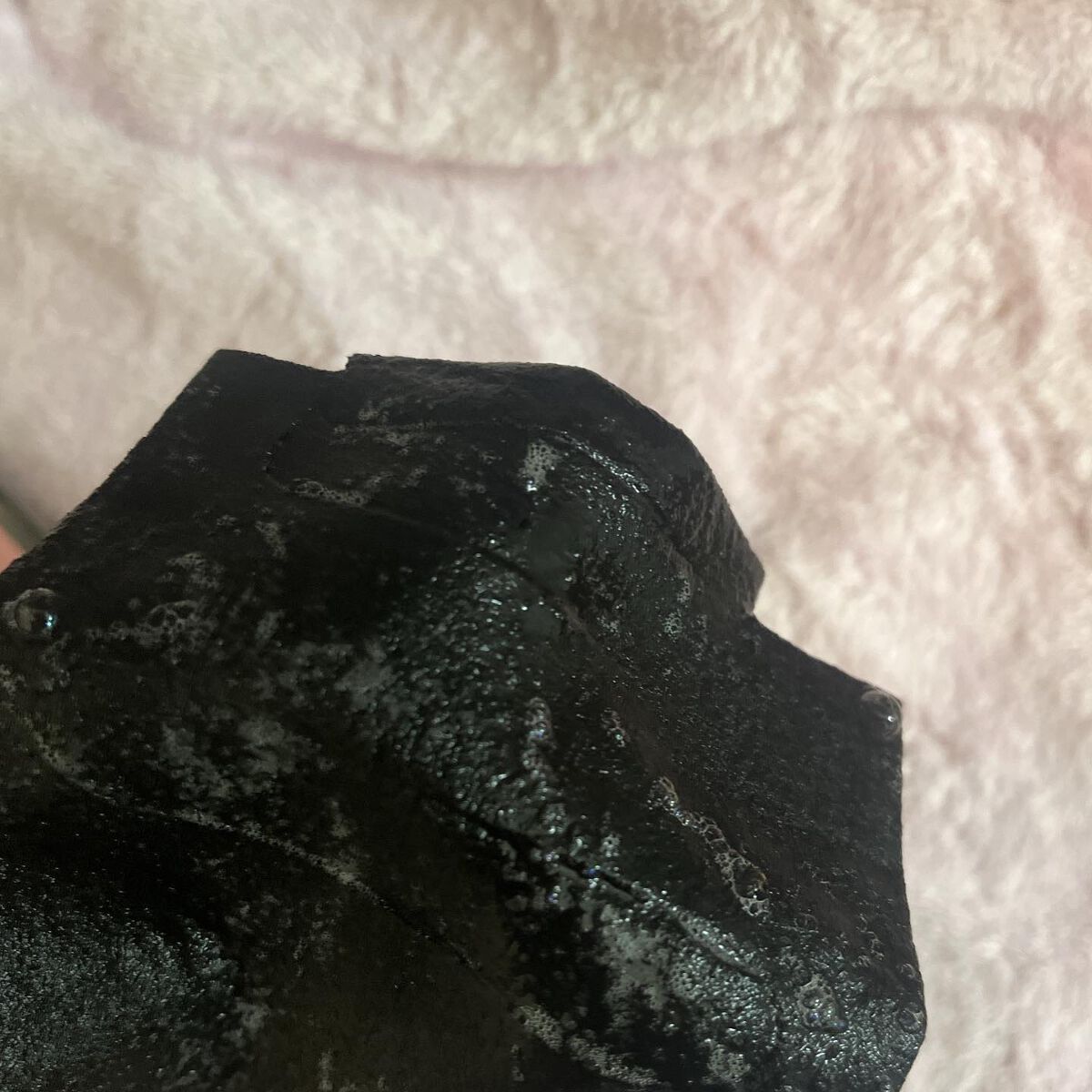 PAX MOLY バブルマスクのクチコミ「PAX MOLY
バブルマスク

泡が出る新感覚なパックです👍

✅ 炭を使用したシートと真珠.....」（2枚目）