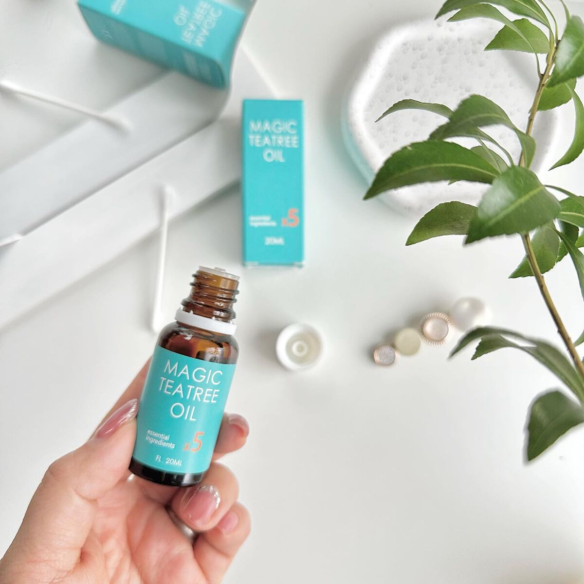 マジックティーツリーオイル/ブラン/フェイスオイルを使ったクチコミ(2枚目)