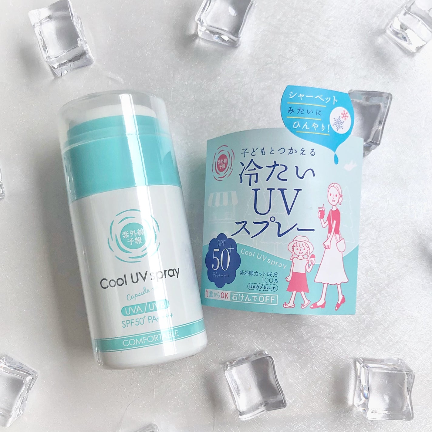 冷たいUVスプレーP/紫外線予報/日焼け止めミスト・スプレーを使ったクチコミ(2枚目)