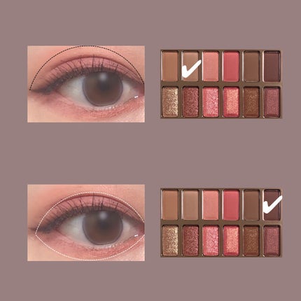 バレンタインボックス3ローズモーメント/VAVI MELLO/アイシャドウパレットを使ったクチコミ(2枚目)