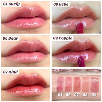 フローウェーブティント/COSNORI/リップティントを使ったクチコミ(5枚目)