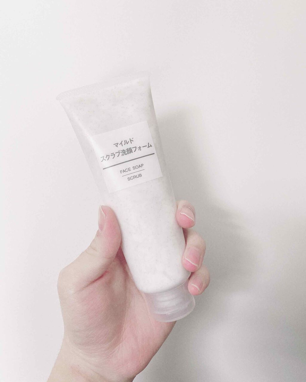 マイルドスクラブ洗顔フォーム/無印良品/スクラブ・ゴマージュを使ったクチコミ(1枚目)